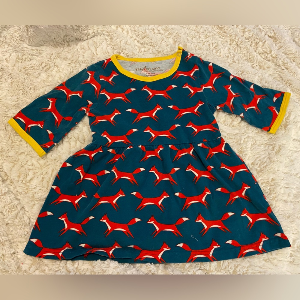 Shinobi Fox Print Toddler top / tunic